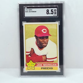 1976 Topps Joe Morgan #420 SGC 8.5 HOF - Tough Grade
