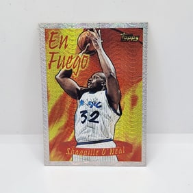 1996 Topps Shaquille O'Neal Season's Best En Fuego #3 HOF
