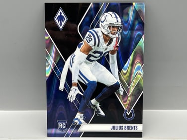 2023 Panini Phoenix Julius Brents Black Lava RC #01/10