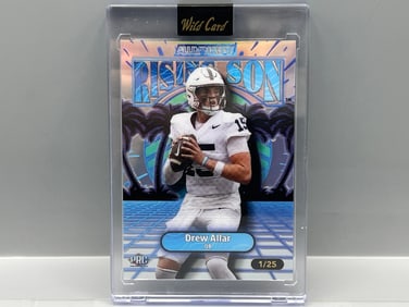 2024 Wild Card Alumination Drew Allar Rising Son #01/25 - Sealed In Mag