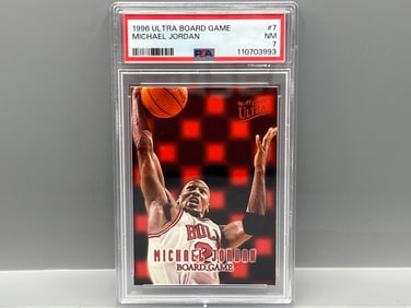 1996 Fleer Ultra Michael Jordan  Board Game Insert #7 PSA NM 7