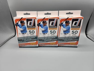 (3) 2022 Donruss Baseball Hanger Boxes