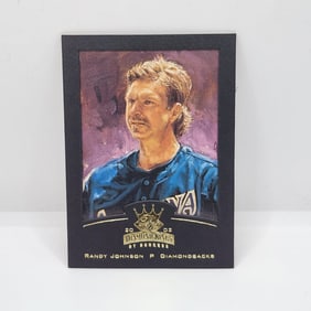 2002 Donruss Diamond Kings Randy Johnson Black Canvas #45  - 13/100 HOF - TOUGH