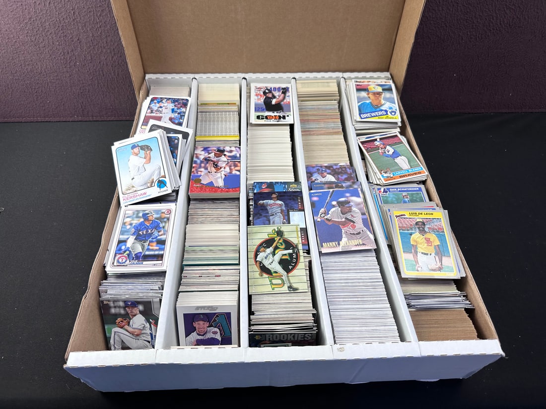 5 Row Monster Box of Assorted Cards - Baseball with stars and rookies (1 of 3)