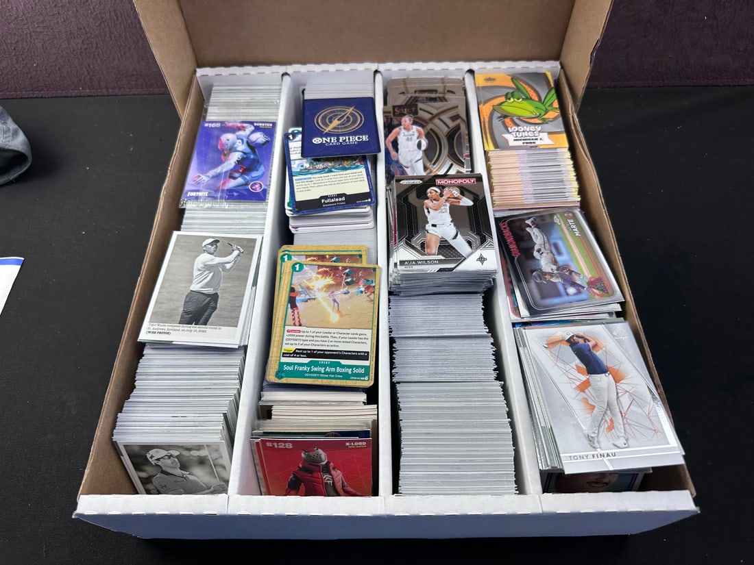 4 Row Monster Box of Assorted Cards - Golf, WNBA, Baseball, One Piece and other Non-Sport (1 of 4)