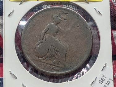 1826 Great Britain One Penny, K. George IV