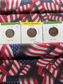 Two -1944 Colombia 5 Centavos & 1964 10 Centavos