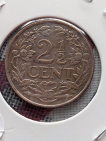 1948 Curacao (Netherlands) 2 1/2 Cents