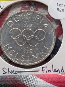1952 Finland 500 Markkaa, 50% Silver