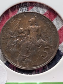 1899 France 5 Centimes