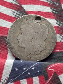 1879-O Morgan Dollar - Holed