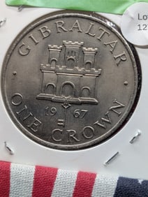 1967 Gibraltar One Crown