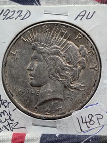1927-D Peace Dollar - Better Semi Key Date