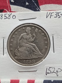 1858-O Seated Liberty Half Dollar
