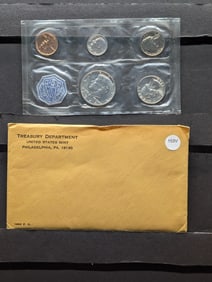 1964-P U.S. Proof Set In OGP - Includes Three 90% Silver Coins