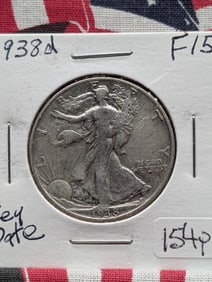 1938-D Walking Liberty Half Dollar - Key Date