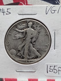 1945 Walking Liberty Half Dollar