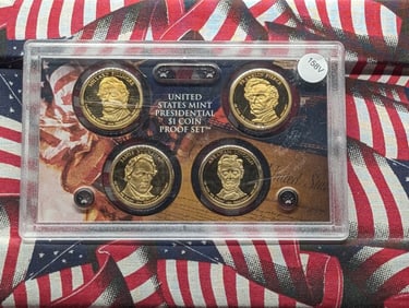 2010-S U.S. Mint Presidential $1 Coin Proof Set, NO BOX