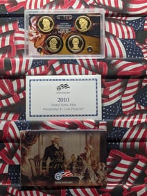 2010-S U.S. Mint Presidential $1 Coin Proof Set In OGP With COA
