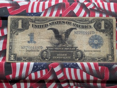 1899 Black Eagle $1 Silver Certificate.
