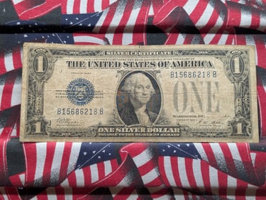 1928 A Funny Back $1 Silver Certificate.