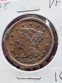 1848 US Large Cent