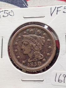 1850 US Large Cent