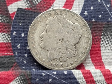 1893-O Morgan Dollar. Key Date. Very original (not cleaned).