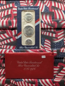 1776 - 1976-S Bicentennial 40% Silver Uncirculated Set Red Pack In OGP