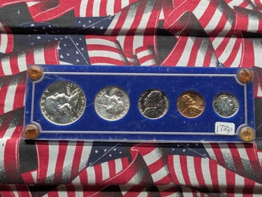 1957 US Proof Set In Capital Plastic - Includes Three 90% Silver Coins