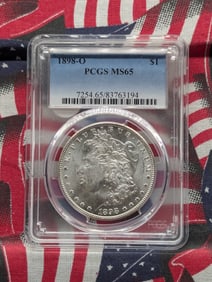 1898-O Morgan Dollar, PCGS MS65