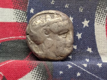 Attica City of Athens 393-300 BC. The Famous ?Owl? Silver Tetradrachm. Original and Genuine.