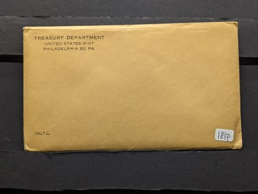 1962 US Proof Set - Includes Three 90% Silver Coins - Unopened