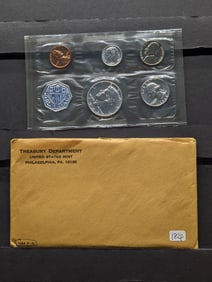 1964 US Proof Set - Includes Three 90% Silver Coins
