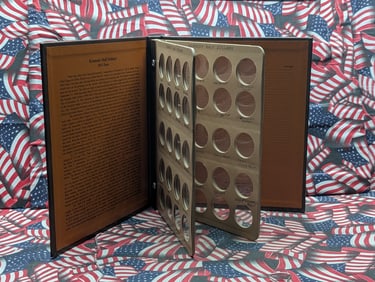 *EMPTY* Dansco Kennedy Half Dollars 2012- Slide Album. Printed First Page, But Second Page Has