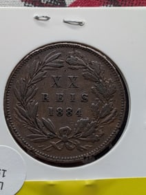 1884 Portugal 20 Reis