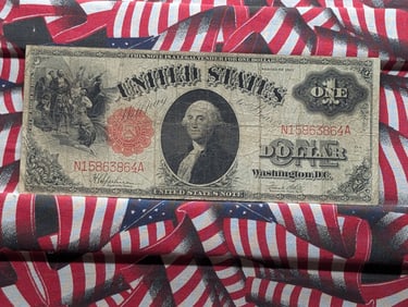 1917 $1 Red Seal Federal Reserve Note