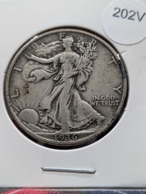 1936 Walking Liberty Half Dollar