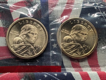 2006 P&D Sacagawea One Dollars