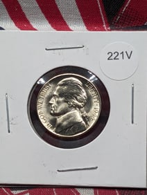 1944-D Jefferson Nickel - Full Steps - 35% Silver