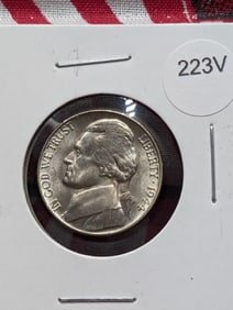 1944-P Jefferson Nickel - Full Steps - 35% Silver