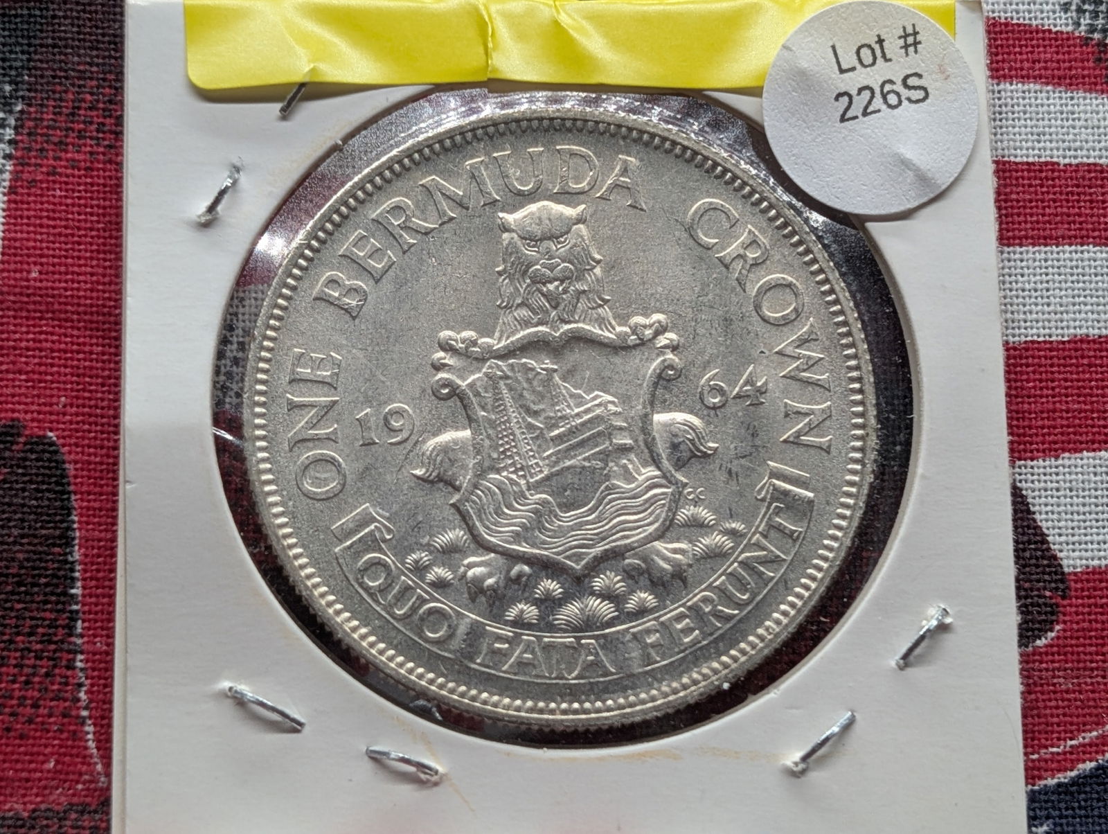 1964 Bermuda One Crown, 50% Silver (1 of 3)