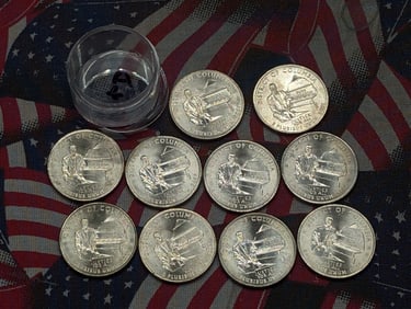 (10) 2009 P&D District Of Columbia Washington Quarters, Uncirculated