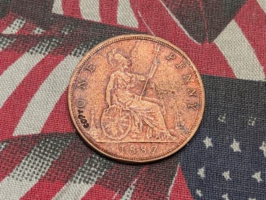 COPY 1887 Britain One Penny