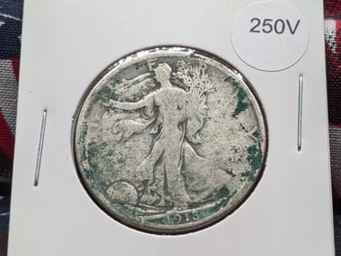 1918 Walking Liberty Half Dollar