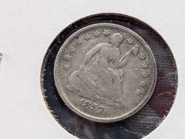 1857 Seated Liberty Half Dime