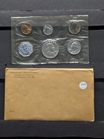 1962-P U.S. Proof Set In OGP - Three 90% Silver Coins