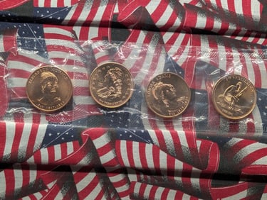 2008 First Spouse Bronze Medal Set, Four Coins, No Envelope