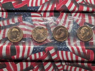 2010 First Spouse Bronze Medal Set, Four Coins, No Envelope