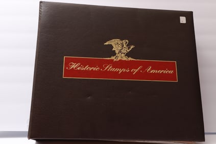 Historic Stamps of America Album with First Day Covers and Inserts